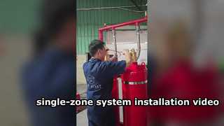 Installationsvideo eines Einzonen-Brandbekämpfungssystems