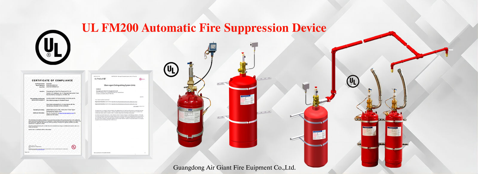 Qualität Feuerunterdrückung des Systems fm200 Fabrik