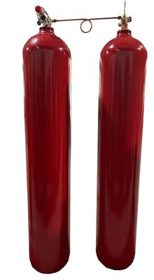 Qualität  Electrically Non-Conductive CO2 Fire System 1448mm CO2 Gas Bottle In Power Room Fabrik