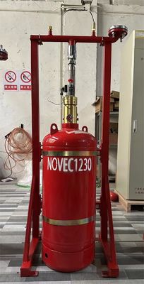 Qualität  40L Enclosed Flooding Novec 1230 Fire Suppression System Without Pollution For Storage Room Fabrik