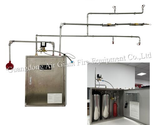 Qualität  Single Bottles Automatic Protection Restaurant Fire Suppression System For Hotel Fire Fight Fabrik