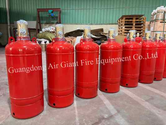 Qualität  Enclosed Flooding Novec 1230 Fire Suppression System Cylinder with 4.2MPa Storage Pressure and Residue-Free Design for Anechoic Chambers Fabrik