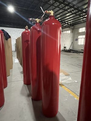 CO2-Gasflasche des CO2-Auslöschungs-System-70Ltr im Batterie-Raum