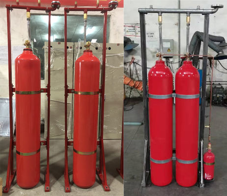 70 Liter-automatisches örtlich festgelegtes CO2-Feuerlöscher-System 1448mm