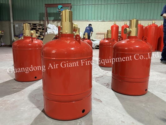 FM200 Feuerlöschflasche Rotkohlenstoffstahl 4,2 MPa 2,5 MPa