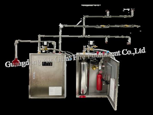 Handelsübliche Küchenfeuerlöschsysteme für Brände mit Speiseöl