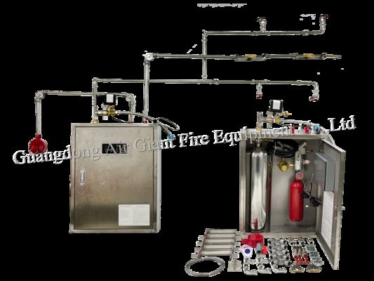 Nasschemische Küchenlöschanlage für Speiseölbrände