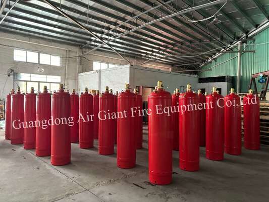 Automatische FM200 Feuerlöschanlage Zylinder ohne Umweltbelastung für Bibliotheken